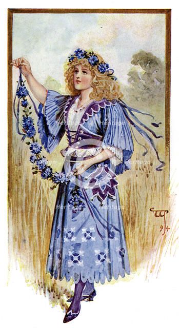'The Cornflower', 1899. Artist: Unknown