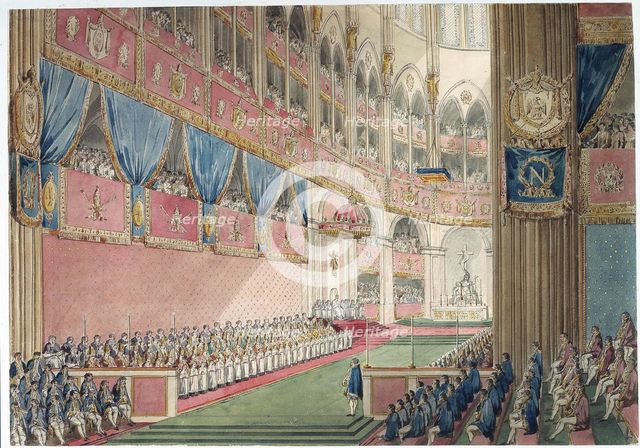 The Coronation Ceremony. The offerings, 1804.