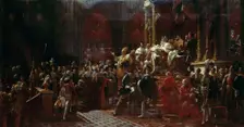The Coronation of Charles X of France at Reims, May 29, 1825. Artist: Gérard, François Pascal Simon (1770-1837)