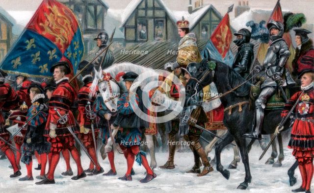The coronation of Edward VI, 20 February 1547, (1902). Artist: Unknown