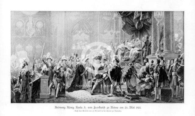 The coronation of King Charles X of France, Reims, 20 May 1825 (1900). Artist: Unknown