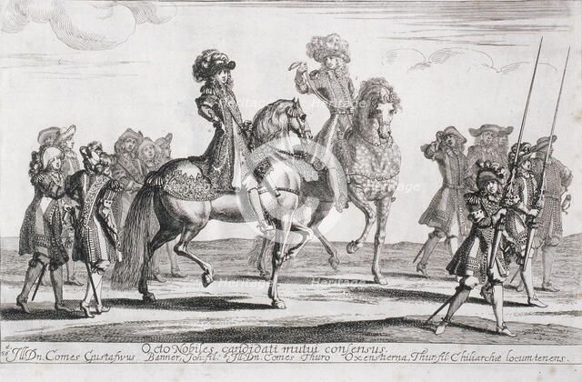 The coronation of King Charles XI (Karl XI) of Sweden, 1675. Artist: Unknown