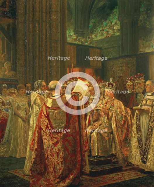 The Coronation of King Edward VII (1841-1910).