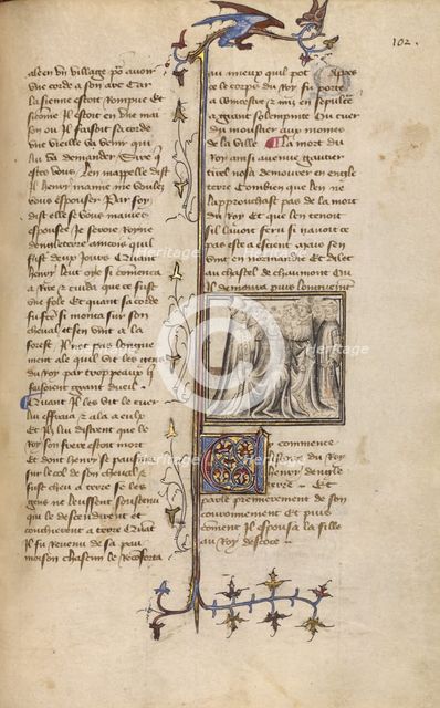 The Coronation of Henry I; Chronique de Normandie, about 1400-1415. Creator: Unknown.