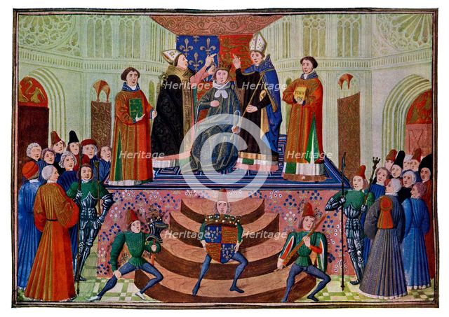 The Coronation of Henry IV, 1399 (15th Century)Artist: Master of the Harley Froissart