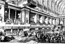 The Coronation of Louis XVI of France, 1775. Artist: Jean-Michel Moreau