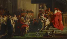 The Coronation of Maria de Medici, a copy after Peter Paul Rubens, 1850. Creator: Nils Jakob Blommer