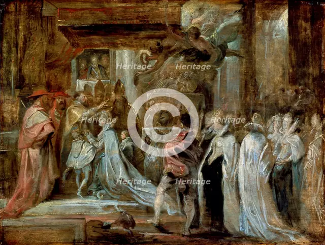 'The Coronation of Marie de' Medici', 1622.  Artist: Peter Paul Rubens