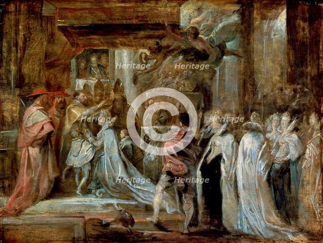 'The Coronation of Marie de' Medici', 1622.  Artist: Peter Paul Rubens
