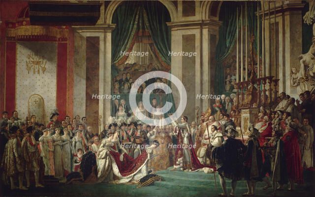The Coronation of Napoleon, 1806-1807. Artist: David, Jacques Louis (1748-1825)