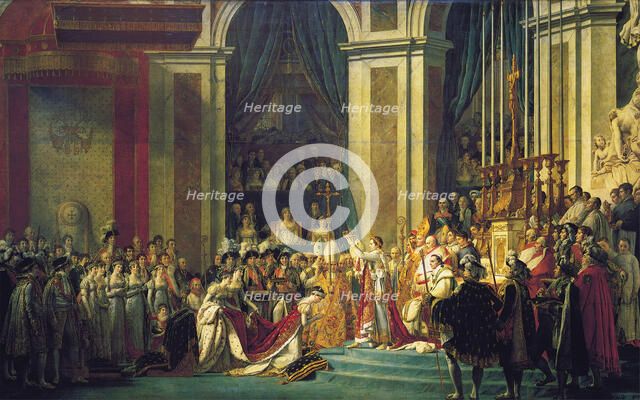 The Coronation of Napoleon at Notre-Dame de Paris on 2nd December 1804', 1807.  Creator: David, Jacques Louis (1748-1825).