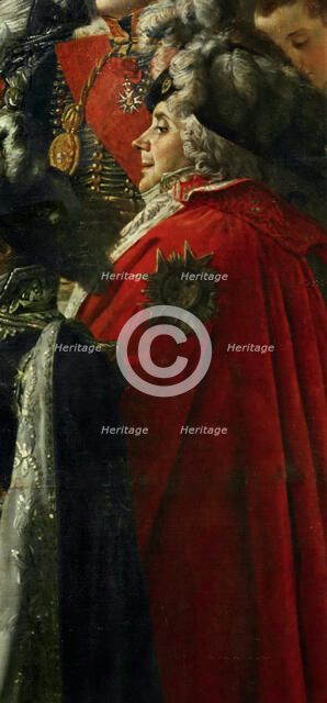 The Coronation of Napoleon at Notre-Dame. Detail: Charles Maurice de Talleyrand Périgord (1754-1838)