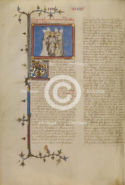 The Coronation of Solomon, about 1360-1370. Creator: Master of Jean de Mandeville.