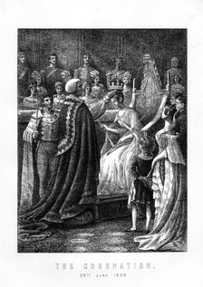 The Coronation of Queen Victoria, Westminster Abbey, London, 28th June 1838, (1899)