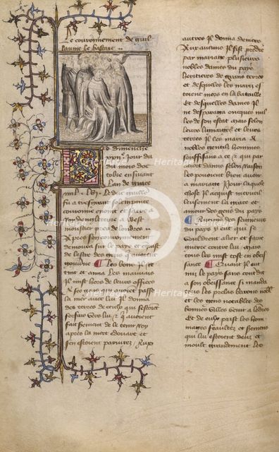 The Coronation of William I; Chronique de Normandie, about 1400-1415. Creator: Unknown.