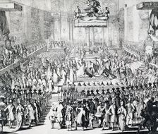 The Coronation of William III and Mary II, Westminster Abbey, London, 21st April 1689