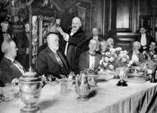 The coronation of the master of the Girdlers Company, London, 1926-1927