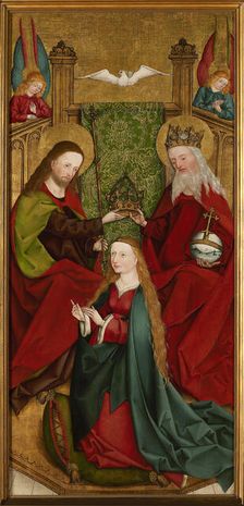 The Coronation of the Blessed Virgin Mary, ca 1485-1490. Creator: Master of the Sacristy of Kaufbeuren (active ca. 1480-1500)
