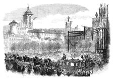 The Coronation of the King and Queen of Prussia: entry into Königsberg - the Queen's..., 1861. Creator: Unknown