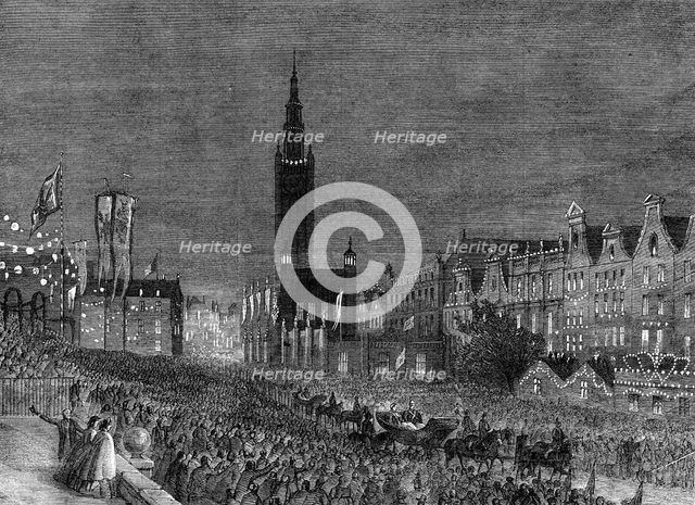 The Coronation of the King and Queen of Prussia: the royal visit to Danzic - Their Majesties..., 186 Creator: Unknown.