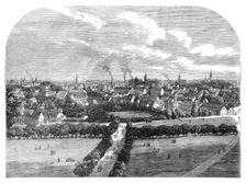 The Coronation of the King and Queen of Prussia: view of Königsberg from the tower of the..., 1861. Creator: Unknown