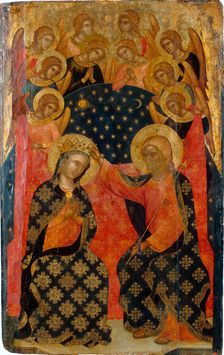 The Coronation of the Virgin 1360s. Creator: Caterino Veneziano I (active 1362-1382)