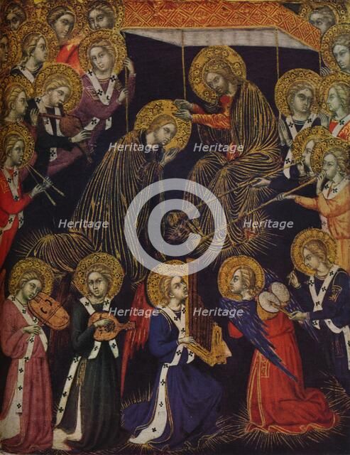 'The Coronation of the Virgin', 1374. Artist: Barnaba da Modena.