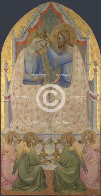 The Coronation of the Virgin, 1380s. Artist: Gaddi, Agnolo (1350-1396)