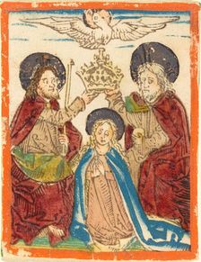 The Coronation of the Virgin, 1480/1490. Creator: Unknown