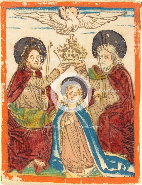 The Coronation of the Virgin, 1480/1490. Creator: Unknown.