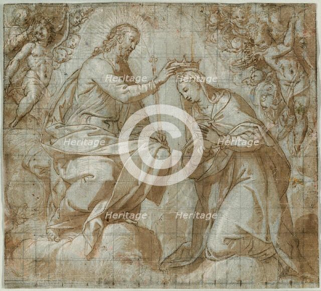 The Coronation of the Virgin, 1575. Creator: Ercole Setti.