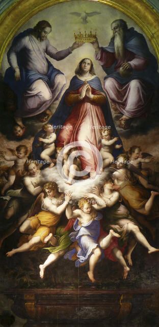 'The Coronation of the Virgin', 1571.  Artist: Giorgio Vasari