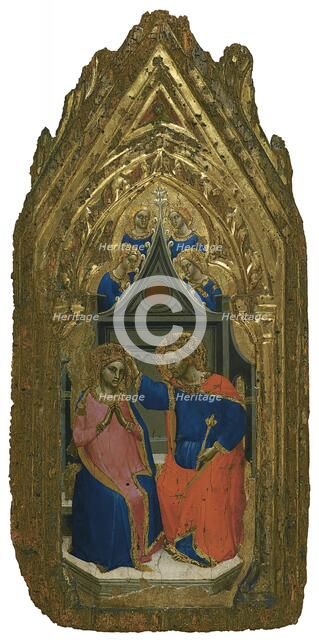 The Coronation of the Virgin with four Angels, 1380. Creator: Giambologna.