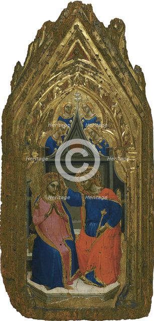 The Coronation of the Virgin with four Angels. Artist: Giovanni da Bologna (active 1380-1390)