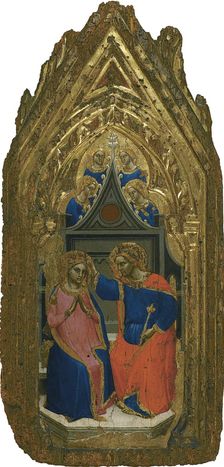 The Coronation of the Virgin with four Angels. Artist: Giovanni da Bologna (active 1380-1390)