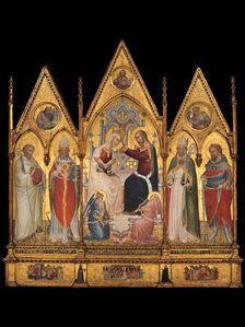The Coronation of the Virgin, and Saints, 1394. Creator: Giovanni di Tano Fei
