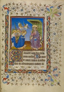 The Coronation of the Virgin; Book of Hours, about 1400-1410. Creator: Unknown