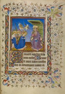 The Coronation of the Virgin; Book of Hours, about 1400-1410. Creator: Unknown