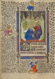 The Coronation of the Virgin; Book of Hours, about 1410. Creator: Unknown