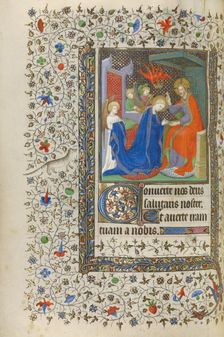The Coronation of the Virgin; Book of Hours, about 1415-1420. Creators: Boucicaut Master, Workshop of the Boucicaut Master