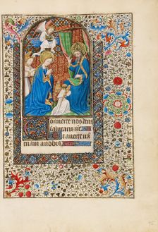 The Coronation of the Virgin; Book of Hours, about 1440-1450. Creator: Workshop of the Bedford Master