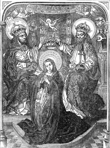 "The Coronation of the Virgin" by a German artist of the sixteenth century, 1854. Creator: Unknown