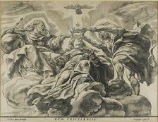 The Coronation of the Virgin, c. 1635. Creator: Christoffel Jegher