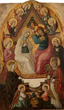 The Coronation of the Virgin, c1460. Creator: Lucchese Master