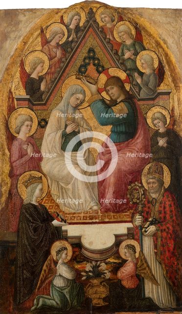 The Coronation of the Virgin, c1460. Creator: Lucchese Master.