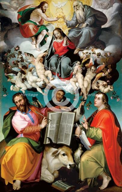 The Coronation of the Virgin, c1580.