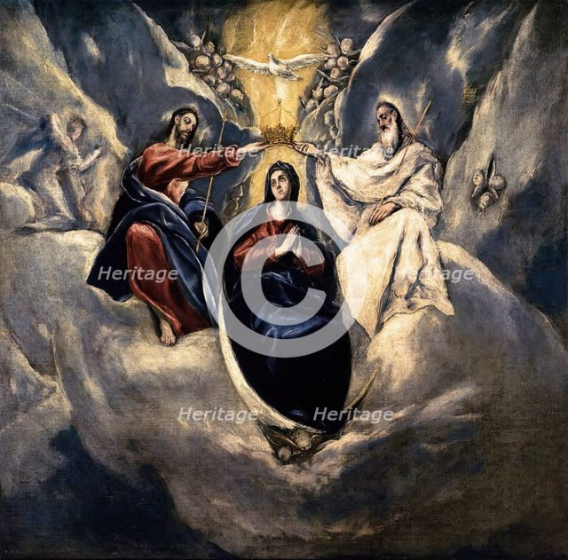 The Coronation of the Virgin, c1591. Creator: El Greco.