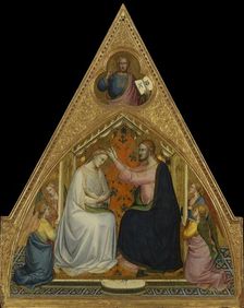 The Coronation of the Virgin, ca 1390. Creator: Lorenzo Monaco (ca. 1370-1425)