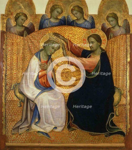 The Coronation of the Virgin, ca 1404. Artist: Starnina, Gherardo (c. 1364-1413)