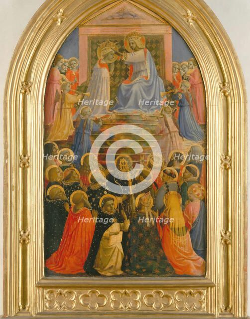 The Coronation of the Virgin, ca 1430. Creator: Angelico, Fra Giovanni, da Fiesole (ca. 1400-1455).